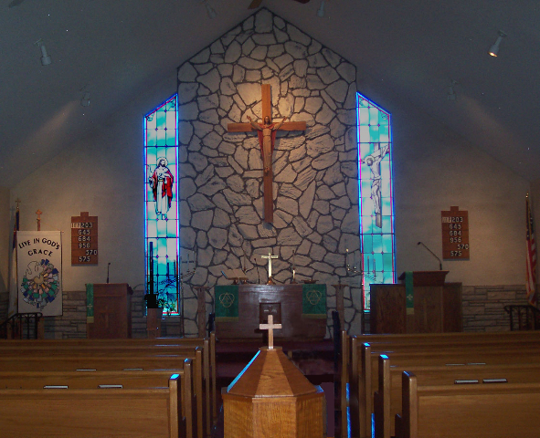 Altar 2008 with font in middle